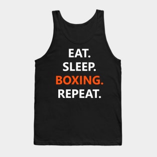 Eat Sleep Boxing Repeat Tank Top